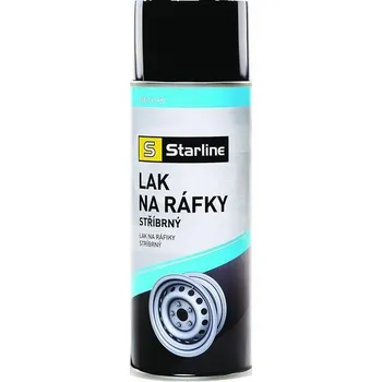 Barva ve spreji STARLINE Lak na ráfky stříbrný, sprej 400ml