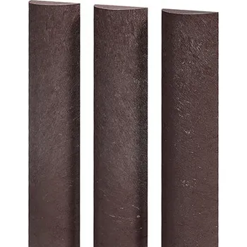 Plotovka Transform hnědá plastová plotovka 79 x 35, 1,0 m, půlkruhová