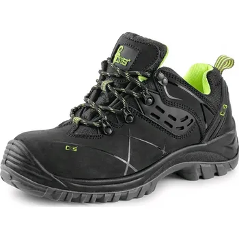 Pracovní obuv Obuv polobotka CXS Universe Comet S3 černo-zelená Velikost: 44