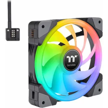 PC ventilátor Thermaltake SWAFAN 12 RGB Radiator Fan TT Premium Edition White (3-Fan Pack) CL-F145-PL12SW-A
