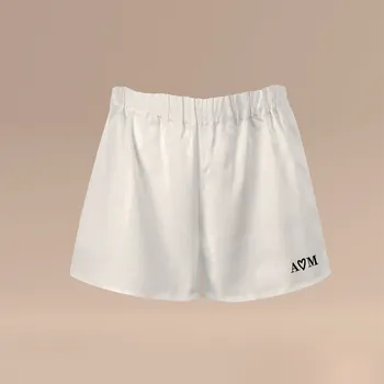 Pánské spodní prádlo Dámské trenky s monogramy Barva: Bílá, Velikosti: XXL, Varianta potisku: černé monogramy