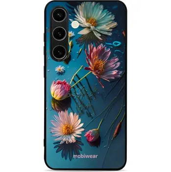Telefonní příslušenství Lesklý kryt Mobiwear Glossy - Samsung Galaxy S24 - G013G Květy na hladině (Prémiové lesklé pouzdro, obal, kryt Mobiwear Glossy na mobil Samsung Galaxy S24 - G013G Květy na hladině, materiál Plast + TPU silikon - krytí po všech stranách, neošoupatelný)