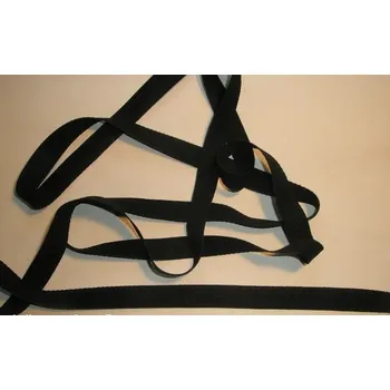 Stuha Lemovka - stuha-stuhy - keprovka černá