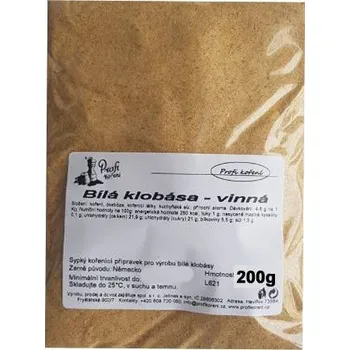Koření Koření Bílá klobása - vinná 200 g