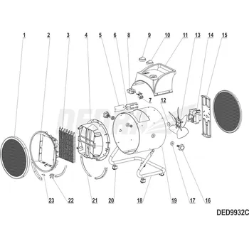 Knoflík Knoflík DEDRA XDED9932C.09