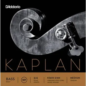 Strunný nástroj D'Addario Kaplan KS610, Struny na kontrabas 4/4 sada
