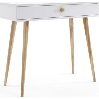 Toaletní stolek Toaletka/Konzolový stolek Boho Meli - bílý mat