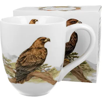 DUO Gifts DG - Velký porcelánový hrnek XXL OREL ZLATÝ v dárkové krabičce - 1 litr