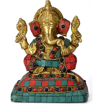 Kovová socha GANÉŠA ↑13,5 cm