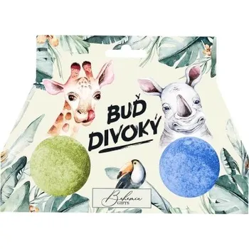 Kosmetická sada Dárkové balení 2 ks šumivých bomb - Buď divoký