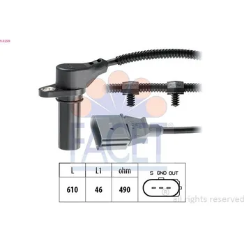 Kliková hřídel Generátor impulsů, klikový hřídel FACET 9.0259