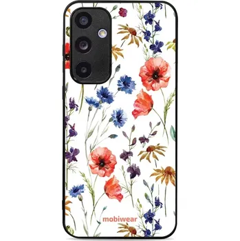 Pouzdro na mobilní telefon Lesklý kryt Mobiwear Glossy - Samsung Galaxy A35 5G - G032G - Luční kvítí (Prémiové lesklé pouzdro, obal, kryt Mobiwear Glossy na mobil Samsung Galaxy A35 5G - G032G - Luční kvítí, materiál Plast + TPU silikon - krytí po všech stranách, neošoupatelný)