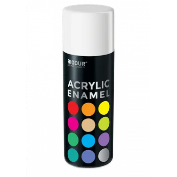 Barva ve spreji BIODUR Akrylový email ve spreji - matná bílá 400ml/RAL 9010