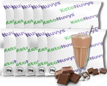 Keto dieta KetoNuvys Keto proteinový koktejl 10x 25 g