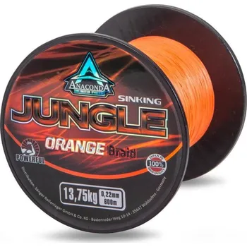 Anaconda Jungle Orange Sinking Braided Line (300m)