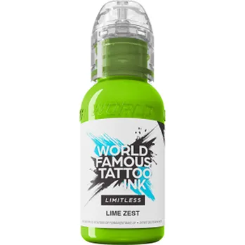 Tetovací barva WORLD FAMOUS LIMITLESS - LIME ZEST - 30ML