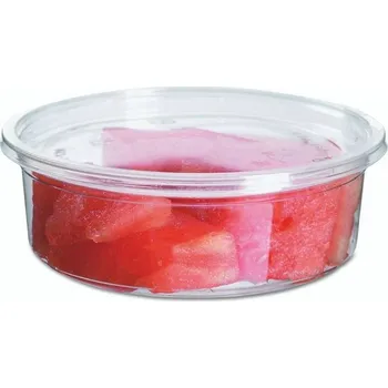 Jednorázové nádobí Miska BIO kulatá plastová na cestu "Chyť a jdi!" 235ml(8oz)/50ks