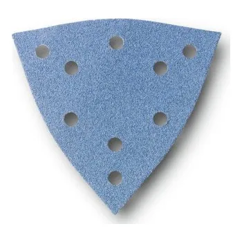 Brusný kotouč Brusný papír se suchým zipem tvar Delta 130mm, zirkon P60, 12ks