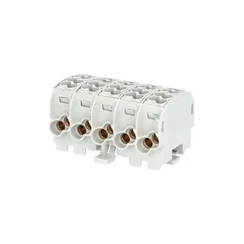 Eleman Svorkovnice rozbočovací HLAK 25//5 C 5L, 152A, 5pól., CU, IP20, šedá, na DIN