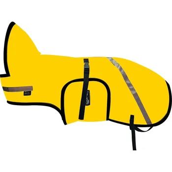 Obleček pro psa Zimní vesta JEDNOBAREVNÁ (60cm, žlutá)