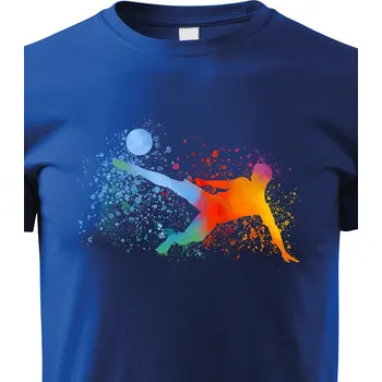 Chlapecké tričko Dětské tričko Fotbal, Barva Modrá, Velikost 110 cm/4 roky, Canvas Dětské tričko Bezvatriko.cz 1626