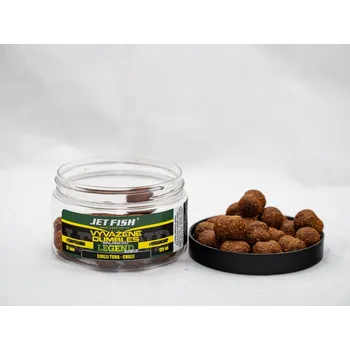 Boilies Jetfish Jet Fish Vyvážené Dumbles Legend Range - Seafood - Švestka/Česnek - 12 mm/200ml