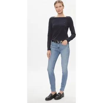 Pánský svetr Tommy Hilfiger Svetr WW0WW42050 Tmavomodrá Regular Fit XL