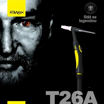 Svářečka KOWAX Hořák T26A, 8 m ruční TIG-5pin, 4tl.