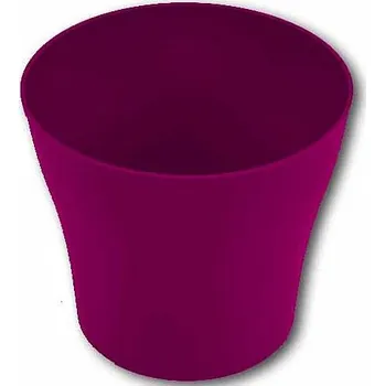 Obal na květináč Dekorativní květináč Tulipán 22 cm - fialová PLASTKON