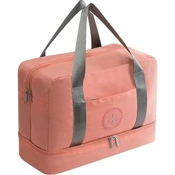 Kosmetická taška Voděodolná kosmetická taška s velkou kapacitou - růžový