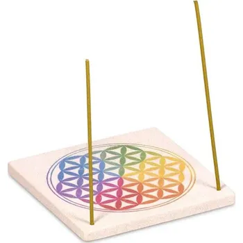 Vonná tyčinka Stojánek na vonné tyčinky Květ života 10 x 10 cm