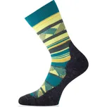 Lasting středně silné merino ponožky WLI Tmavě zelená 34-37