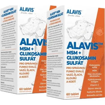 Alavis MSM Glukosamin sulfát 2 x 60 tbl