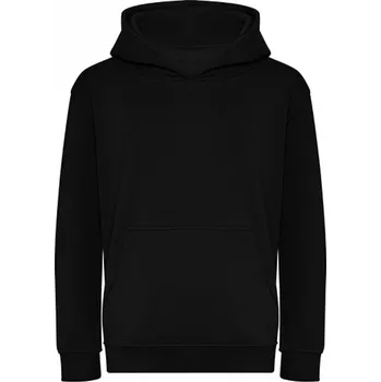 Chlapecká mikina Just Hoods Dětská organická klokanka s dvojitou kapucí a fleecovou podšívkou Barva: Černá, Velikost: 3-4 roky JH201K