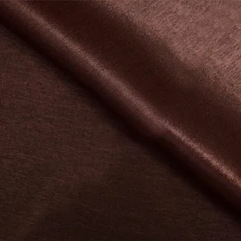 Závěs Dekorační látka nebo závěs, Malaga 150 cm, čokoládová