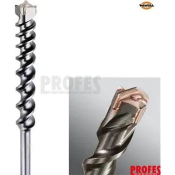 Příslušenství k nářadí Hawera Vrták příklepový pr. 28,0x450/400mm, SDS-plus, čtyřbřitý, na beton, zdivo, S4 Hawera 265411