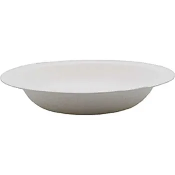 Jednorázové nádobí Miska z cukrové třtiny 11,5x2,2cm (120ml)/50ks