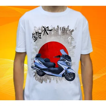 Pánské tričko tričko Suzuki BURGMAN 650 128 (tričko s motorkou )