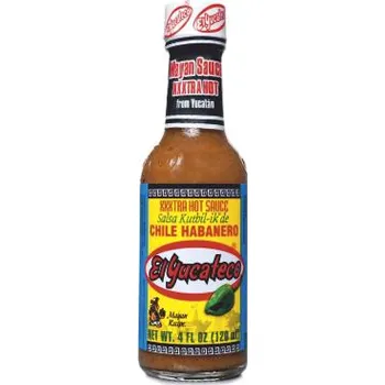 Omáčka El Yucateco Salsa Habanero - KUTBIL-IK XXXtra HOT 120ml