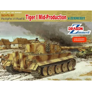 Plastikový model 1:35 Tiger I Ausf.E Mid Production w/ Zimmerit
