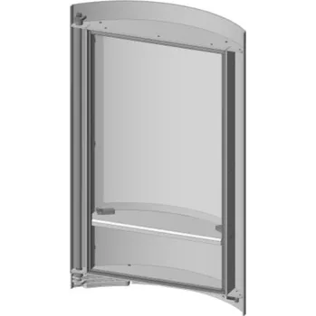 Krbová kamna Romotop Dveře topeniště Barva: Stříbrná