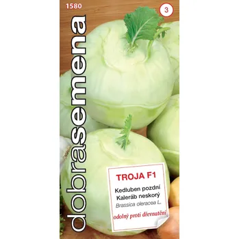 Semeno Dobrá semena Kedluben bílý Troja F1 pozdní 40s 1 ks, Semena