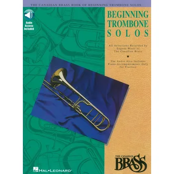 Hudebniny The Canadian Brass - Beginning Solos + Audio Online / trombón (pozoun) a klavír