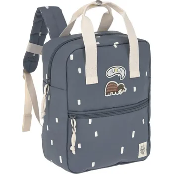 Dětský batoh LÄSSIG dětský batoh Mini Square Backpack Happy Prints Blue