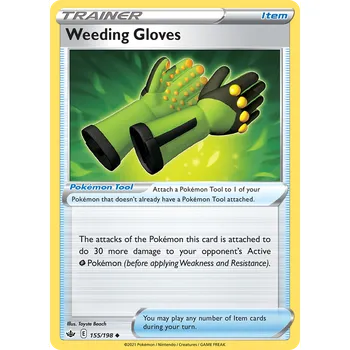 Sběratelská karetní hra Pokémon karta Weeding Gloves 155/198