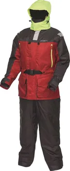 Rybářské oblečení Kinetic Guardian plovoucí dvoudílný oblek Red/Stormy