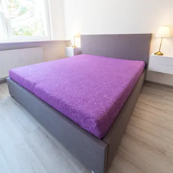 Prostěradlo Homa žakar new prostěradlo fialová