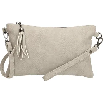 Kabelka Šedá crossbody kabelka s hadím vzorem „Snake“