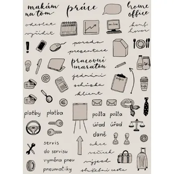 samolepka Samolepky - Práce a úřady