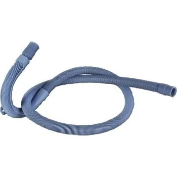 Vypouštěcí pračková hadice 19 x 22 mm s plastovým kolenem délka 100 cm